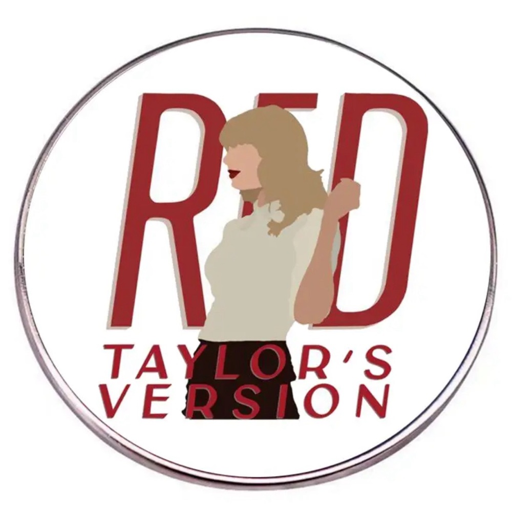NEW! Red Album Taylor’s Version Enamel Pin Brooch Taylor Swift